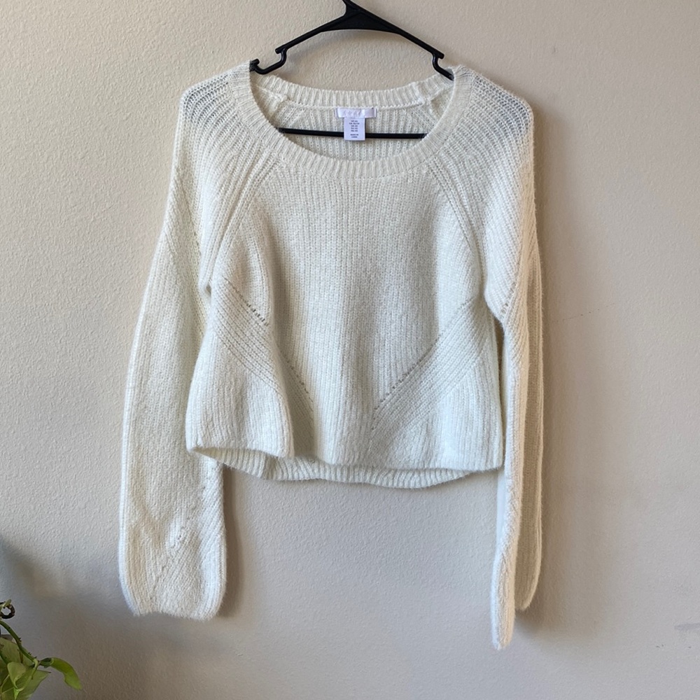 Pure Collection White Sweater